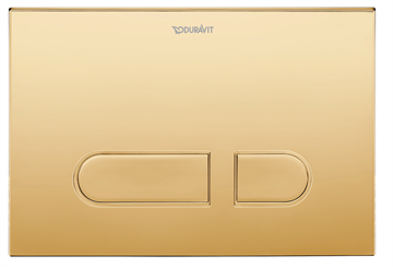 Duravit DuraSystem - Skylleplade, Guld Poleret